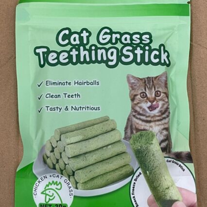 Cat Grass Teething Stick Chicken Flavor 30gm