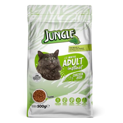 Jungle Adult Dry Cat Food Chicken & Fish Flavor
