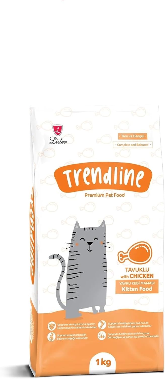 Trendline Kitten Cat Food Chicken Flavour