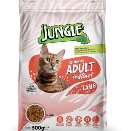 Jungle Adult Dry Cat Food Lamb Flavor
