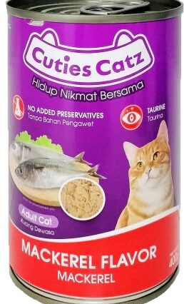 Cuties Catz Adult Cat Food Mackerel Flavor