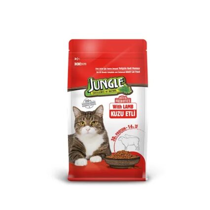 Jungle Adult Dry Cat Food Lamb Flavor