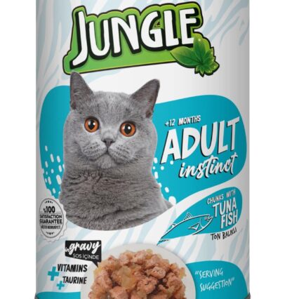 Jungle Adult Cat Food Can Tuna Fish Flavor