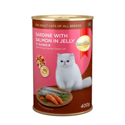 SmartHeart Adult Cat Food Sardine & Salmon In Jelly (Can)