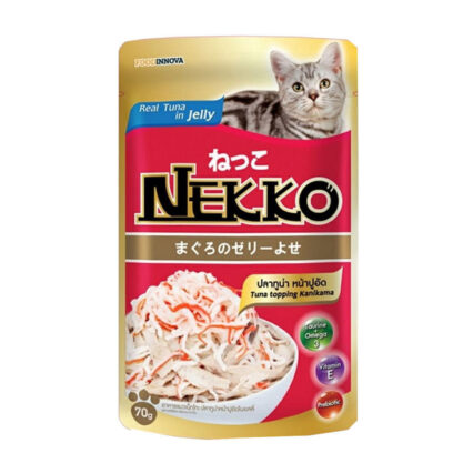 Nekko Cat Food Pouch Tuna Topping Kanikama