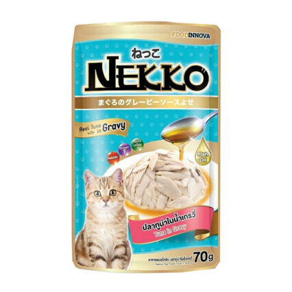Nekko Cat Food Pouch Tuna In Gravy