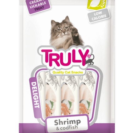 Truly Creamy Cat Treat Shrimp & Cod Fish Flavor
