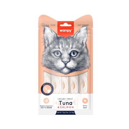 Wanpy Creamy Cat Treat Tuna & Salmon