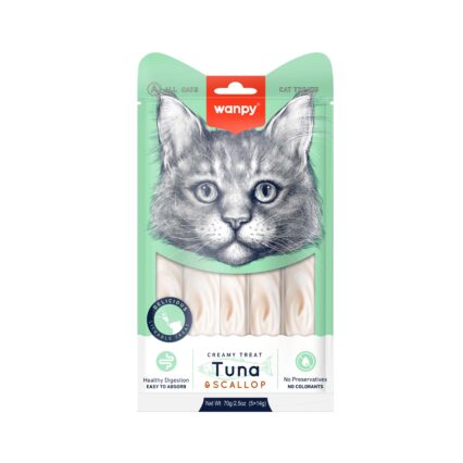 Wanpy Creamy Cat Treat Tuna & Scallop