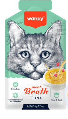 Wanpy Meat Broth Cat Pouch Tuna