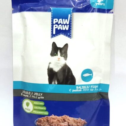 Paw Paw Pouch Adult Cat Food Fish