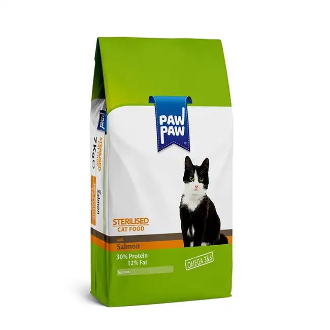 Paw Paw Sterilised Cat Food With Salmon