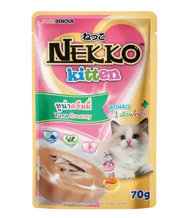 Nekko Kitten Cat Food Tuna Creamy