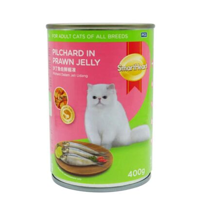 SmartHeart Adult Cat Food Pilchards Platter Prawn Jelly (Can)
