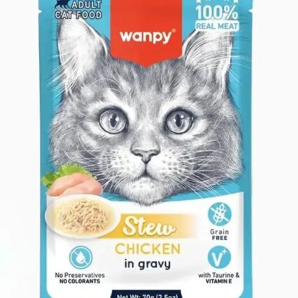 Wanpy Stew Pouch Adult Chicken In Gravy