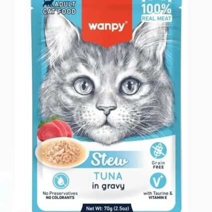 Wanpy Stew Pouch Adult Tuna In Gravy