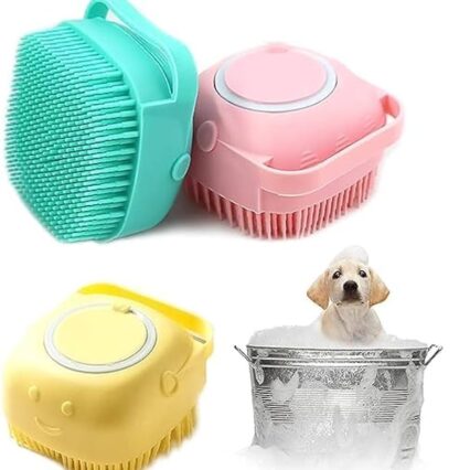 Pet Shampoo Bath Soothing Brush