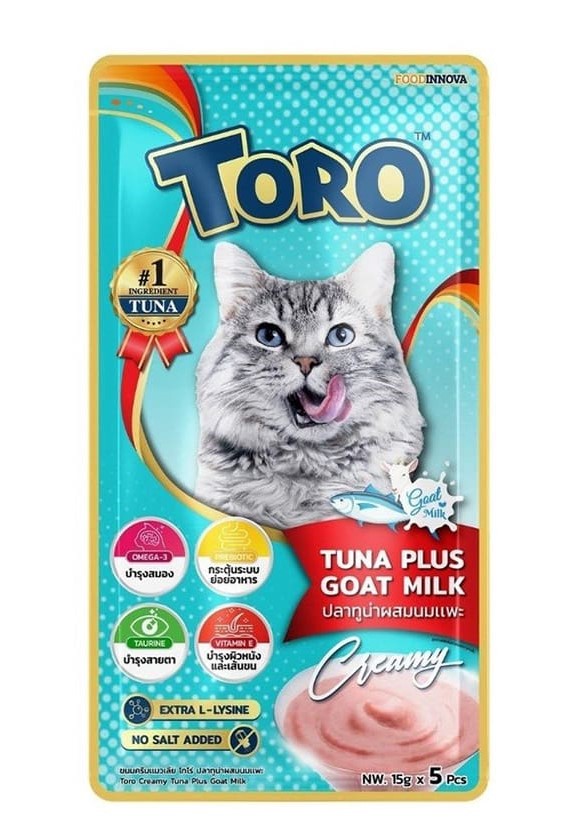 Toro Toro Cat Creamy Treat Tuna Plus Goat Milk