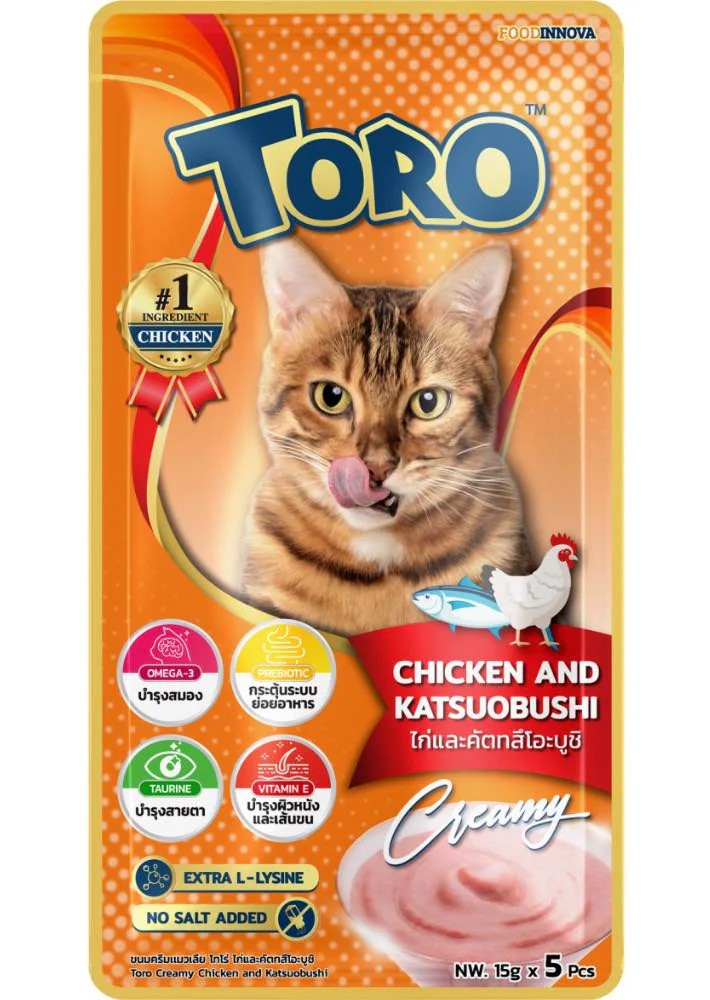 Toro Toro Cat Creamy Treat Chicken & Katsuobushi