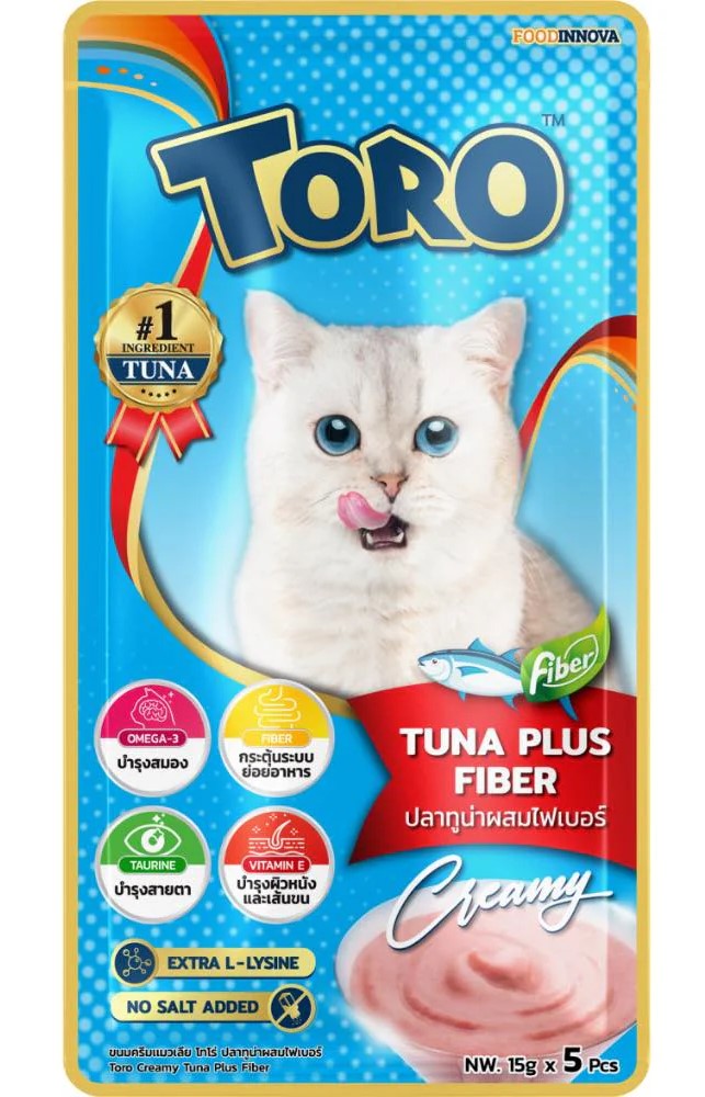 Toro Toro Cat Creamy Treat Tuna Plus Fiber